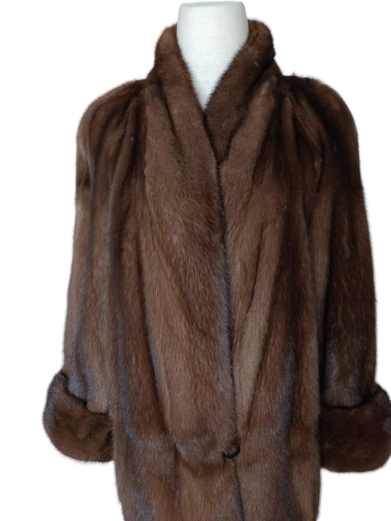 Brand New Mink Fur Coat reversible size 10 (M) ~no duties
