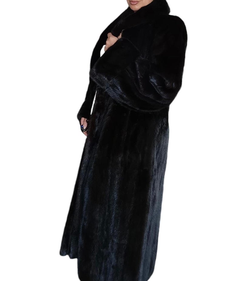 Birger Christensen Demi Buff Wide Sweep Mink Fur Coat (12/L) ~no duties