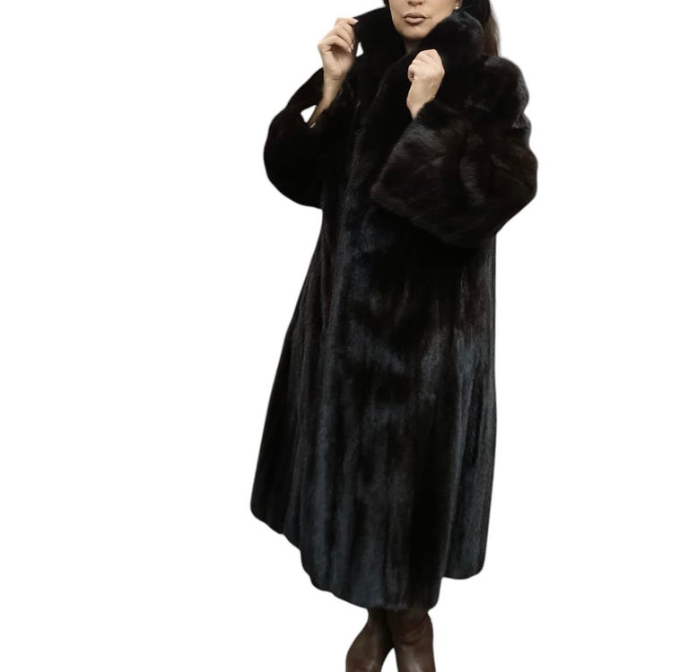 Louis Feraud Mink Fur Coat size 12-14 ~no duties