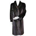 269 black diamond mink fur coat size 10 ~no duties