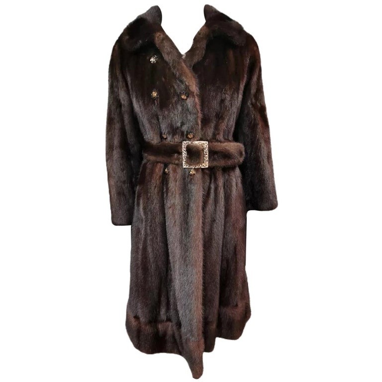 Christian dior / Holt renfrew mink fur coat size 6 ~no duties