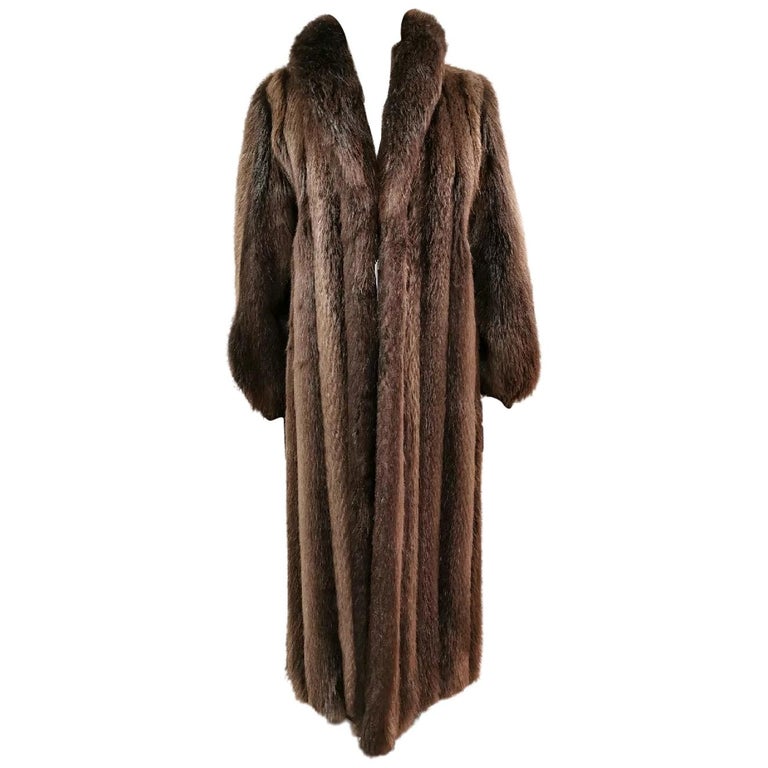 Brand new Birger christensen beaver fur coat size 14 ~no duties