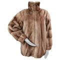 Brand New Pastel Mink Fur Women's Bomber Jacket (Size 14 - L) ~no duties