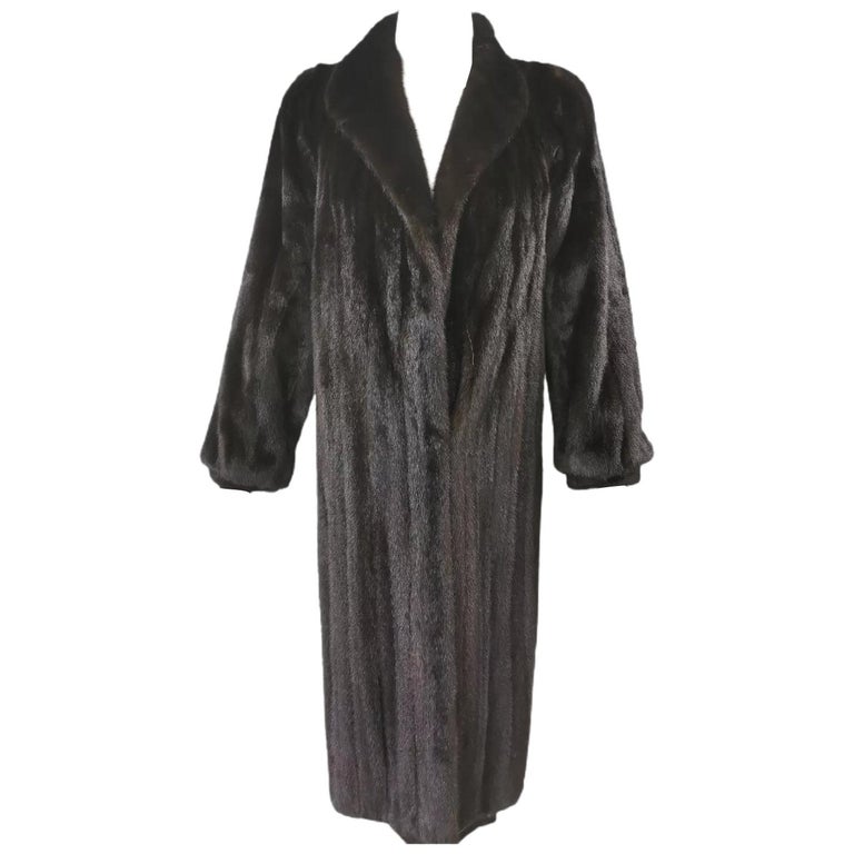 Brand New Perry Ellis Ranch Mink Fur Coat (Size 10-M) ~no duties