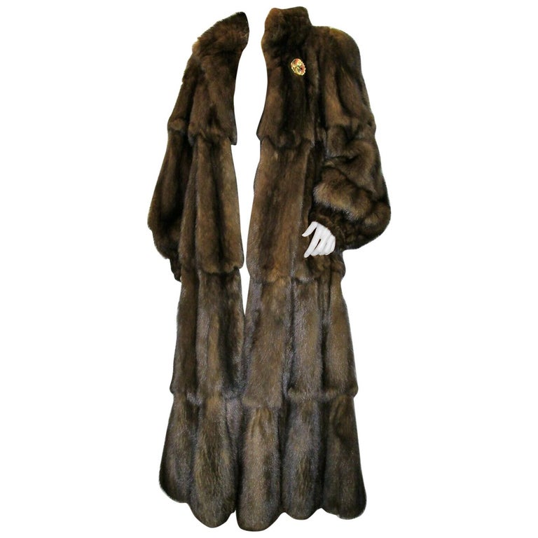Sable fur coat full length (Size L) ~no duties