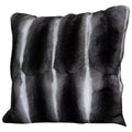 Brand New Black Velvet Chinchilla Fur Pillows (12"x12") ~no duties