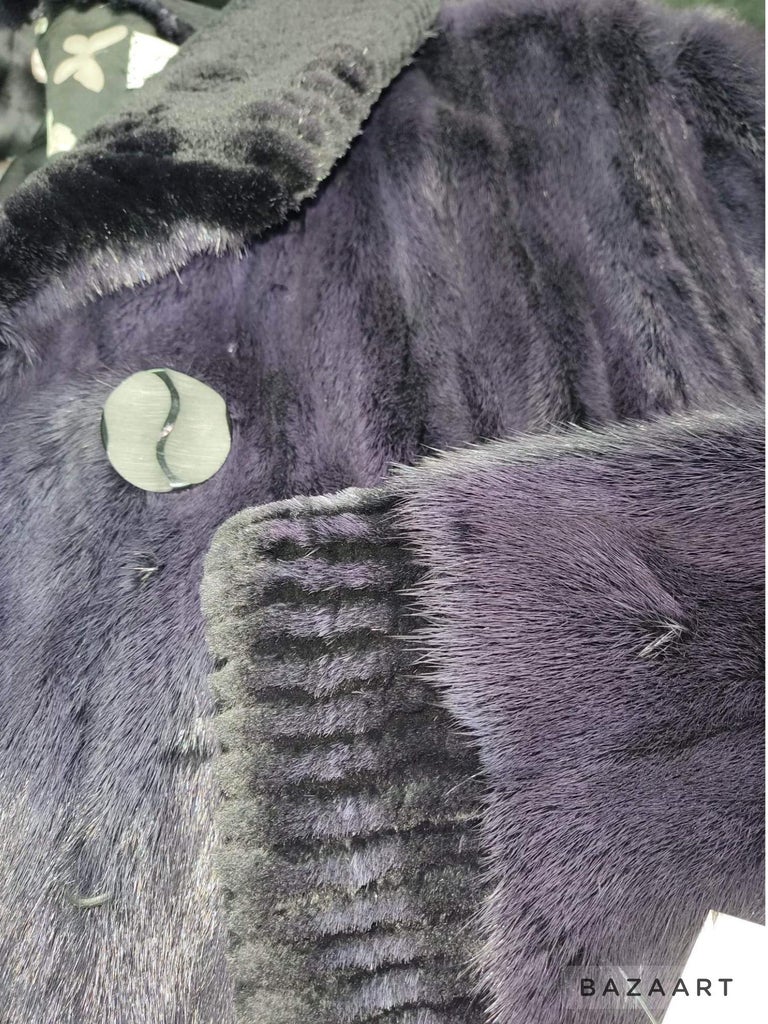 ~Unused Purple Mink Fur Coat (Size 18-20 XL)