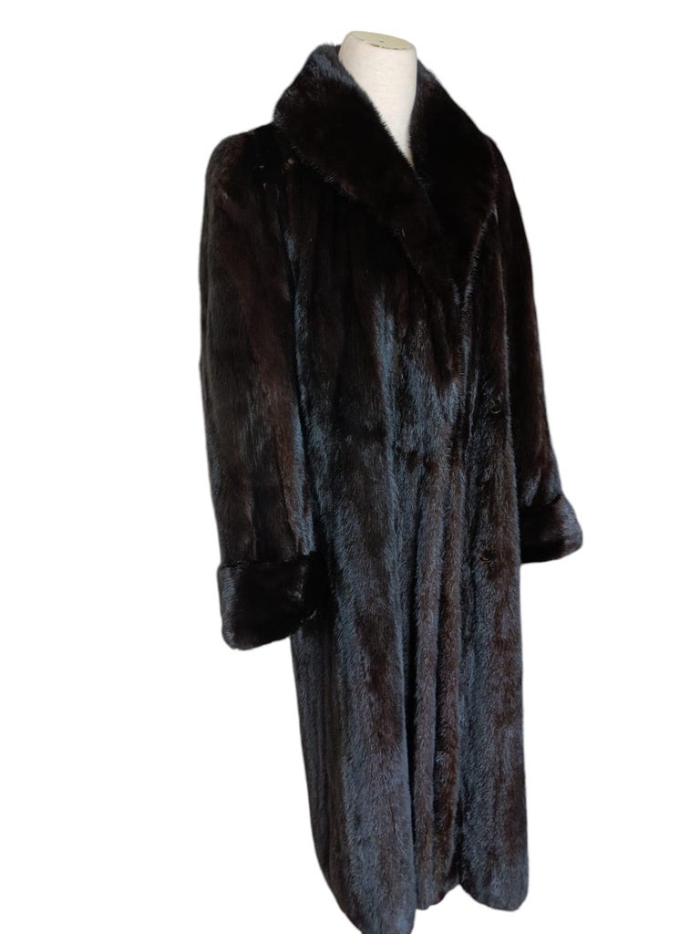 Birger Christensen Demi Buff Wide Sweep Mink Fur Coat (12/L) ~no duties