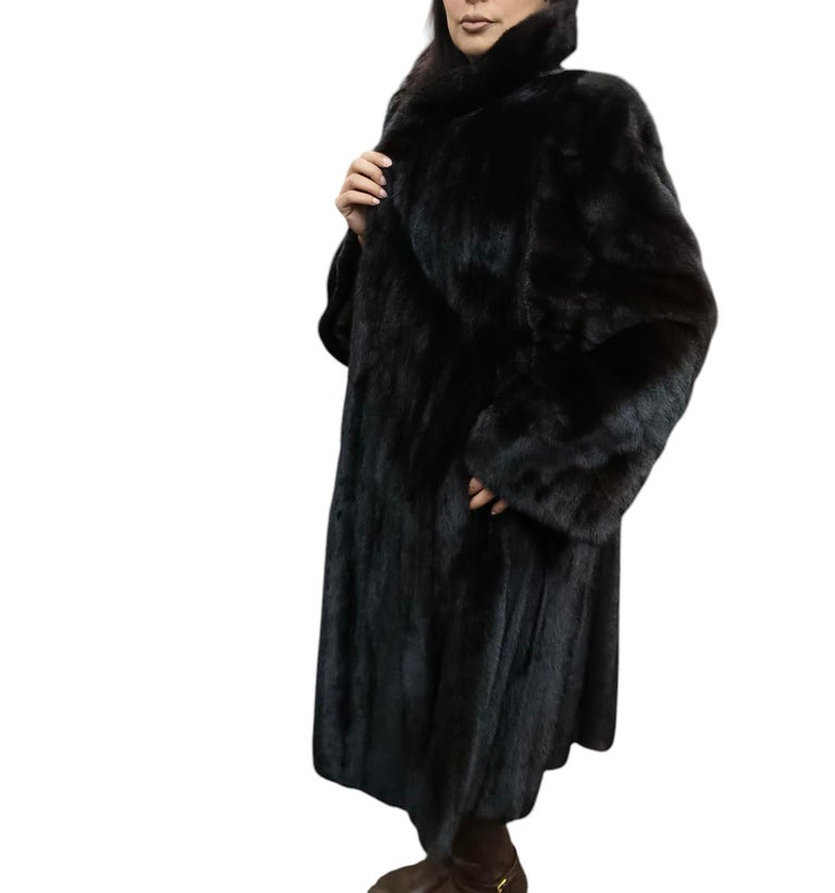 Louis Feraud Mink Fur Coat size 12-14 ~no duties