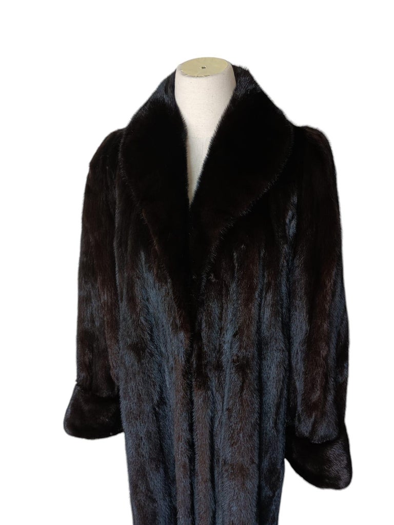 Birger Christensen Demi Buff Wide Sweep Mink Fur Coat (12/L) ~no duties