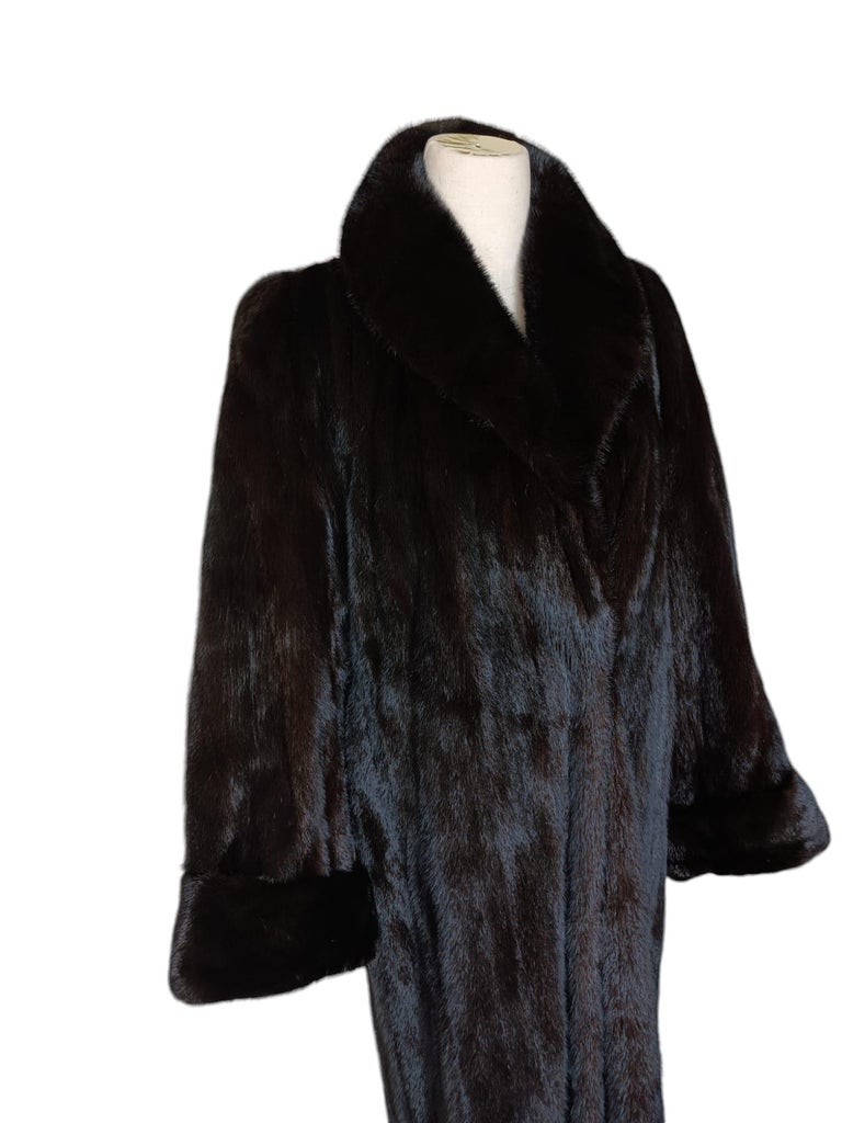 Birger Christensen Demi Buff Wide Sweep Mink Fur Coat (12/L) ~no duties
