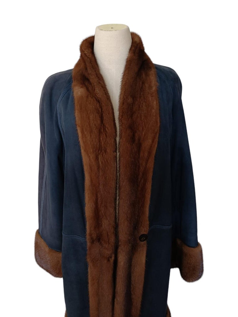 Brand New Mink Fur Coat reversible size 10 (M) ~no duties