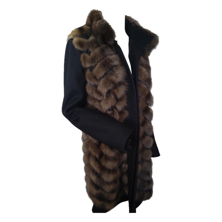 Loro Piana Coat Russian Sable fur Gulliana Tesso Italy 24000$ ~no duties