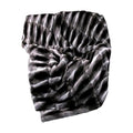 Brand New Black Velvet Chinchilla Fur blanket (Queen Size 90"x100") ~no duties