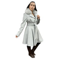 Brand new Loro Piana Gray coat fox fur collar ~no duties