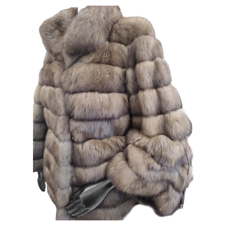 Brand new Sobol Tortora Russian Sable fur Jacket 45000$ tags ~no duties