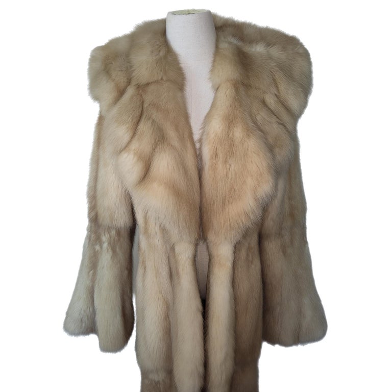 Brand new Bisang Golden sable Fur Coat (Size 10/ M) 45000$ ~no duties