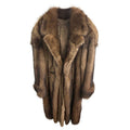 Big Tall Men's Fisher sable fur coat jacket size 50/L ~no duties