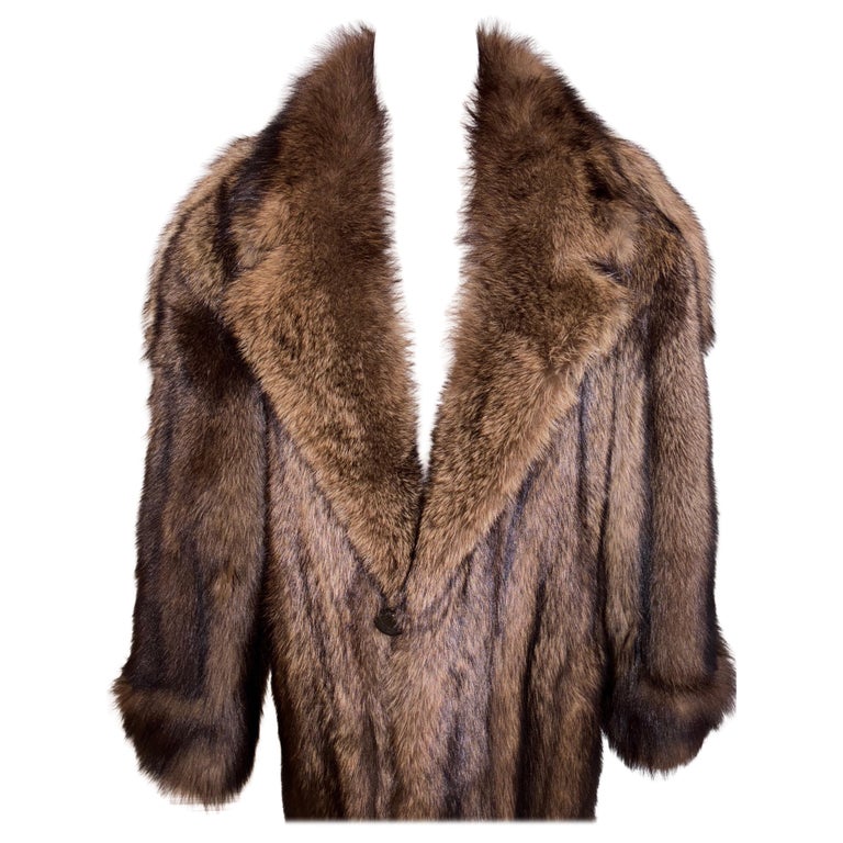 Brand new sable fisher fur coat men’s 54/L ~no duties