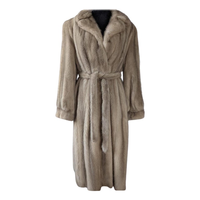 Mint robe style blush mink fur coat 8/M ~no duties