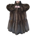 Emperial tortora Russian Sable fur coat size 24 185000$ Dior Label ~no duties