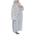 Brand new vintage blush mink fur fox coat 12/M ~no duties