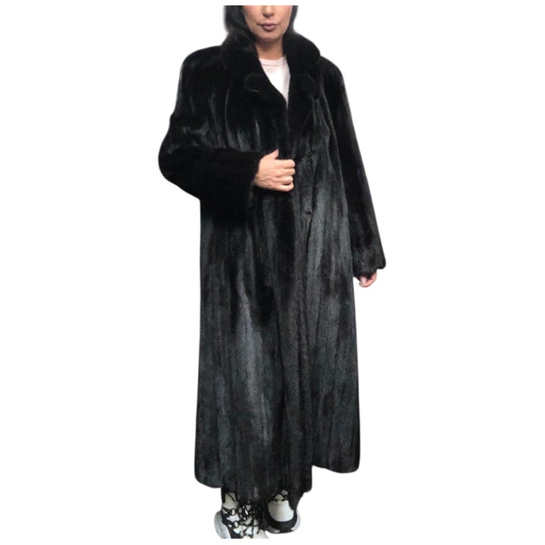 Vintage Chloe mink fur coat 10/M ~no duties