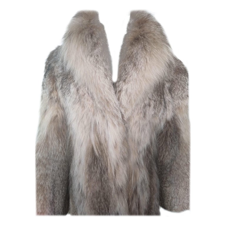 Mint Revillon Lynx fur coat 6/S ~no duties