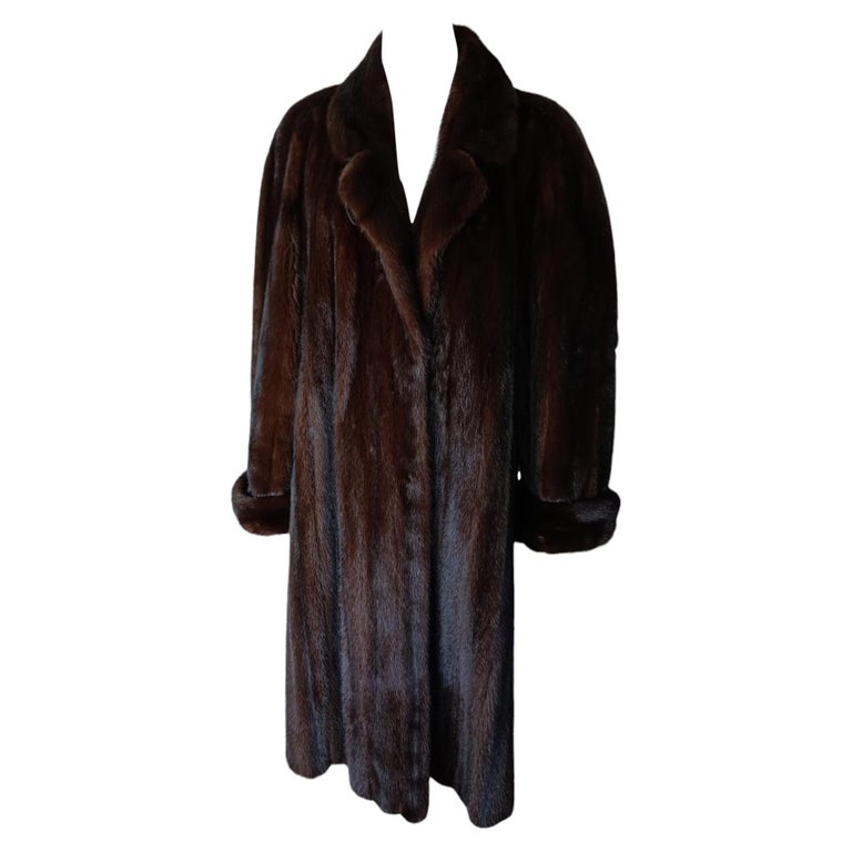 Brand new Ranch Mink Fur Full Length Coat (Size 14 - L) ~no duties