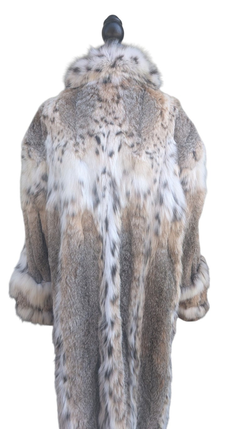 Unisex Brand new bobcat Lynx fur coat 24/XL ~no duties