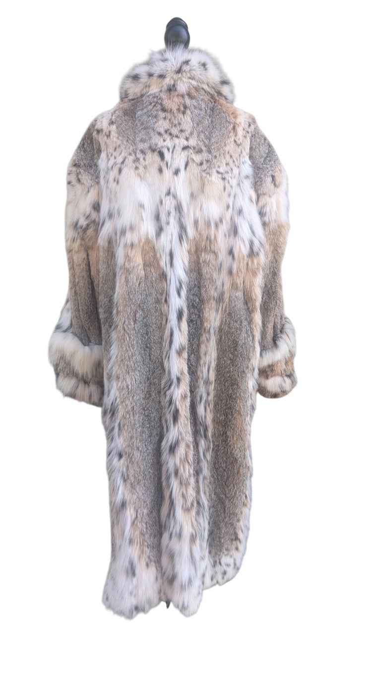 Unisex Brand new bobcat Lynx fur coat 24/XL ~no duties