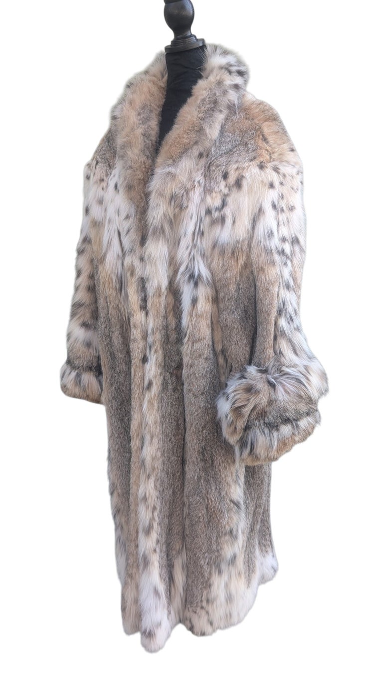 Unisex Brand new bobcat Lynx fur coat 24/XL ~no duties