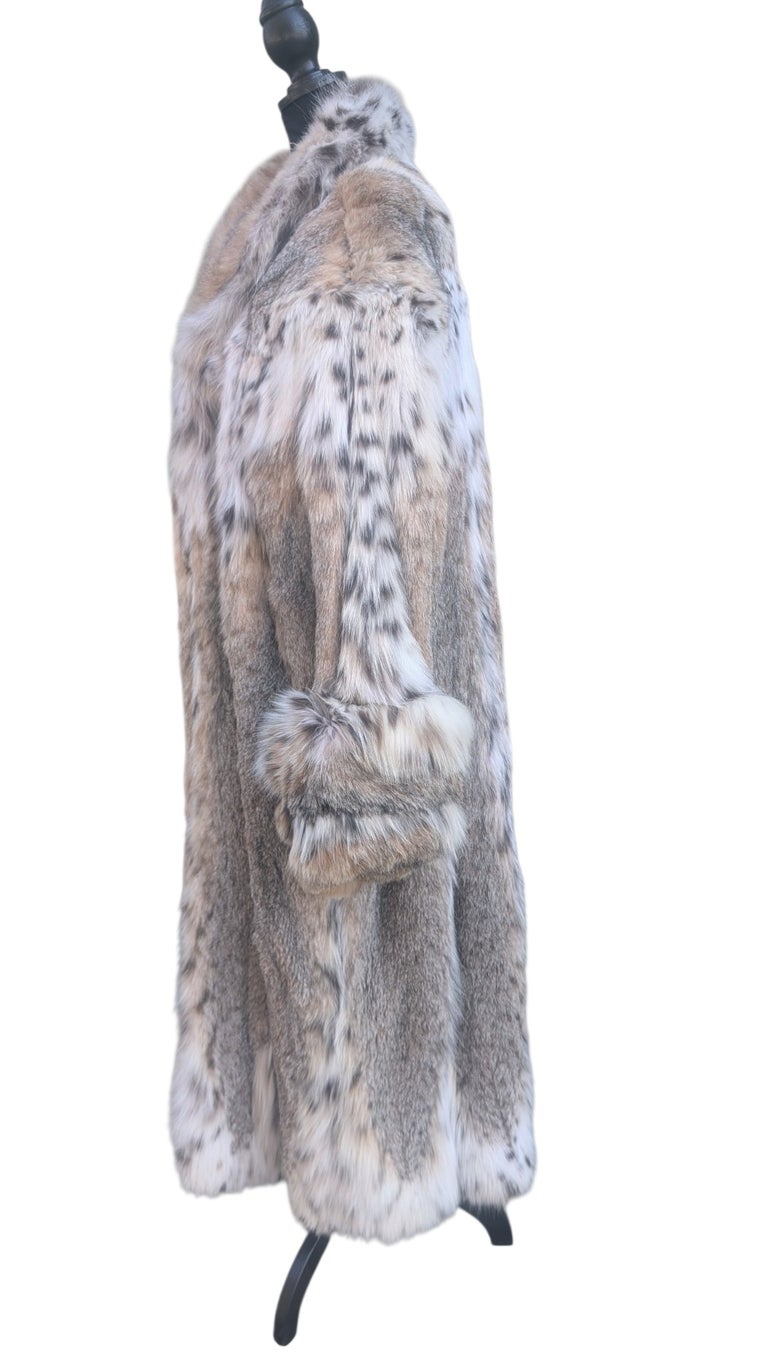 Unisex Brand new bobcat Lynx fur coat 24/XL ~no duties