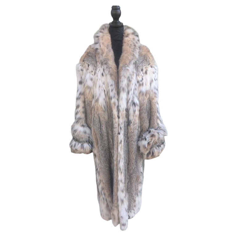 Unisex Brand new bobcat Lynx fur coat 24/XL ~no duties
