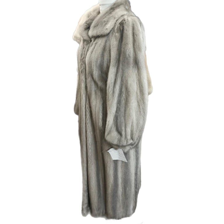Sapphire Mink Fur Coat size 12 M ~no duties