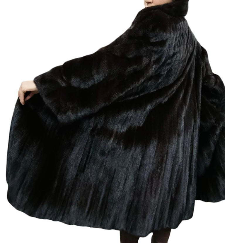 Louis Feraud Mink Fur Coat size 12-14 ~no duties