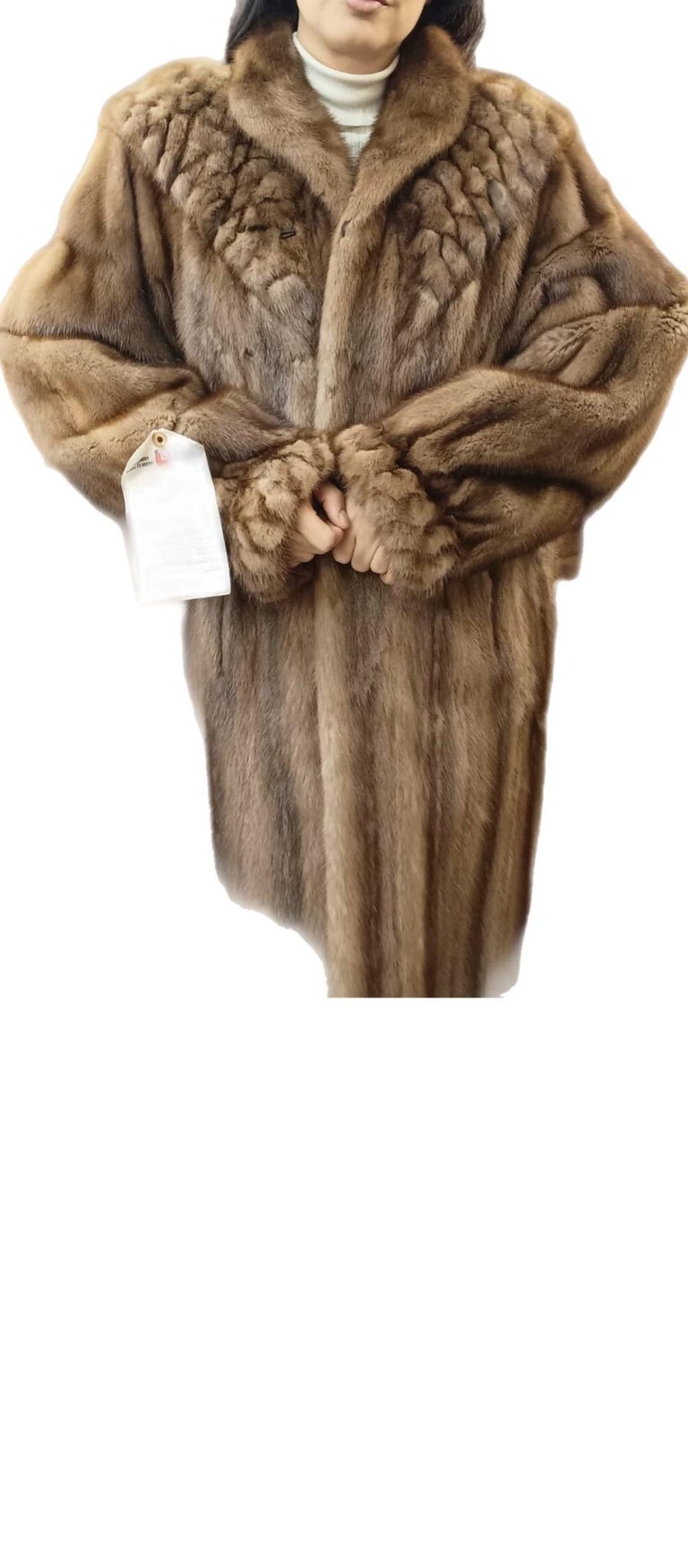 Brand new Balenciaga Demi Buff Mink Fur Coat (12-M) ~no duties
