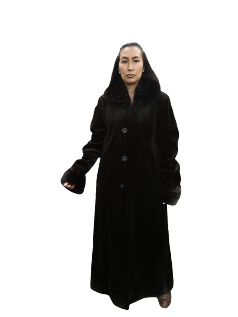 Christian Dior sheared female Mink Fur Coat reversible size 16 ~no duties
