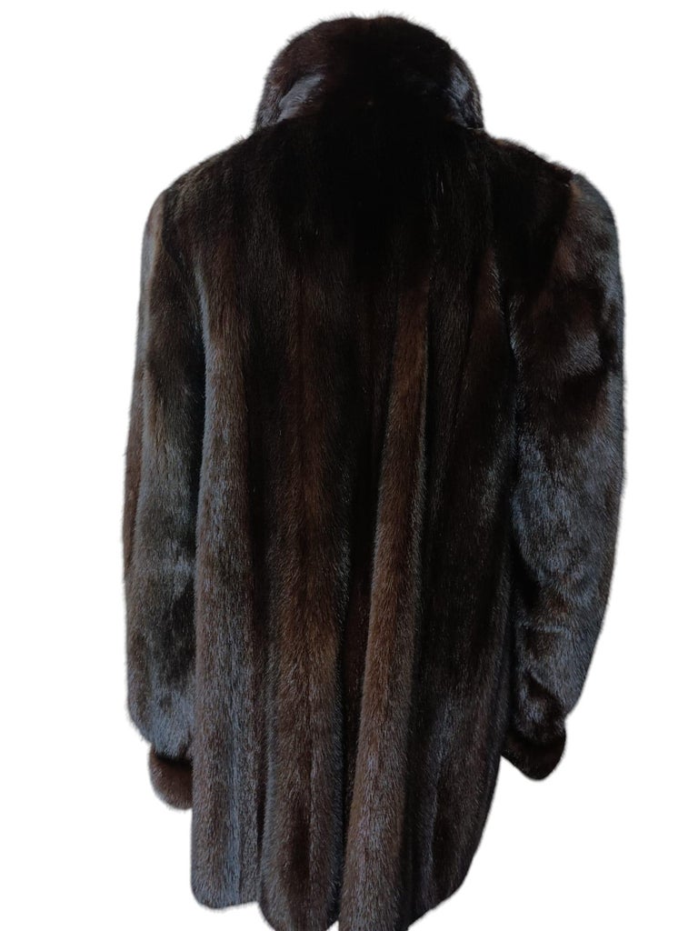 Birger Christensen Ranch Mink Fur Stroller Coat (Size 14-16 M/L) ~no duties