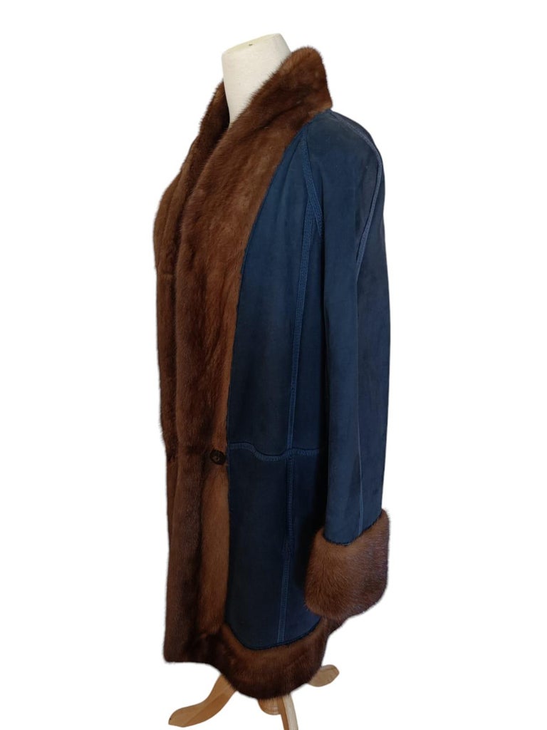 Brand New Mink Fur Coat reversible size 10 (M) ~no duties
