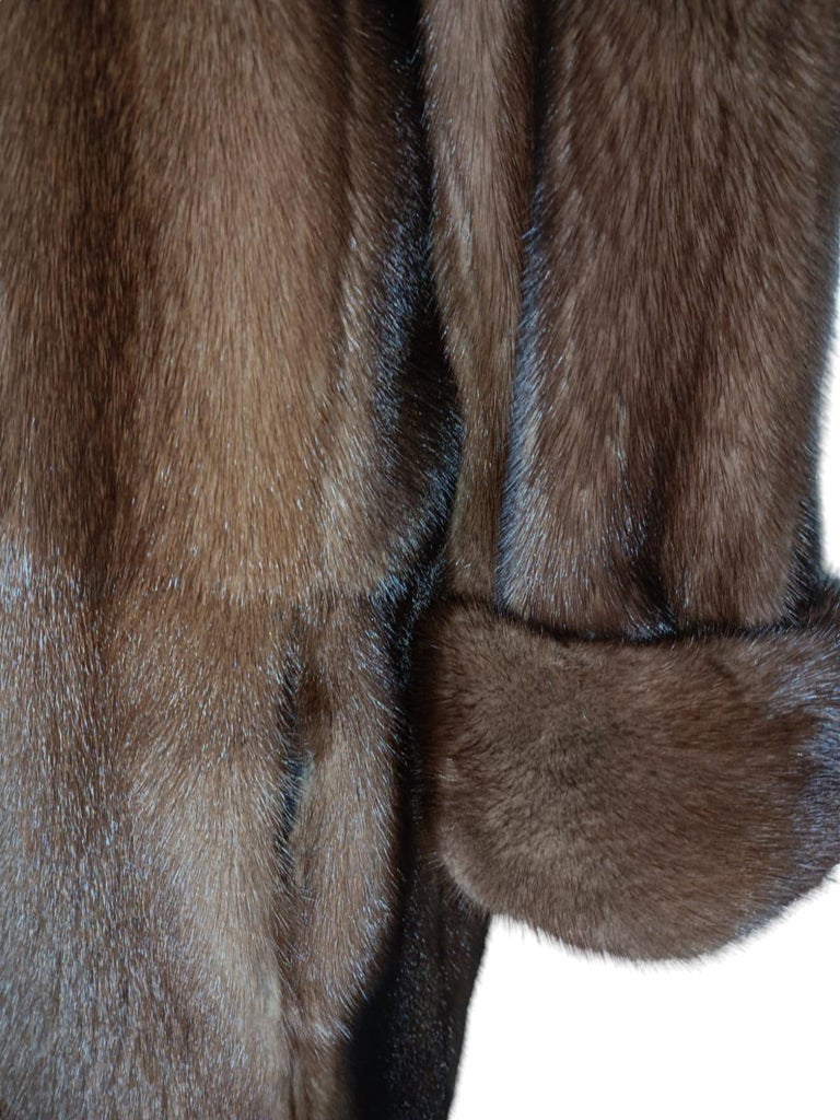 Brand New Mink Fur Coat reversible size 10 (M) ~no duties