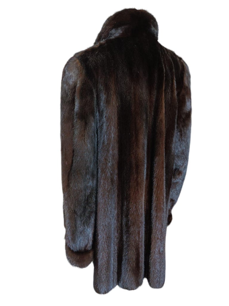 Birger Christensen Ranch Mink Fur Stroller Coat (Size 14-16 M/L) ~no duties