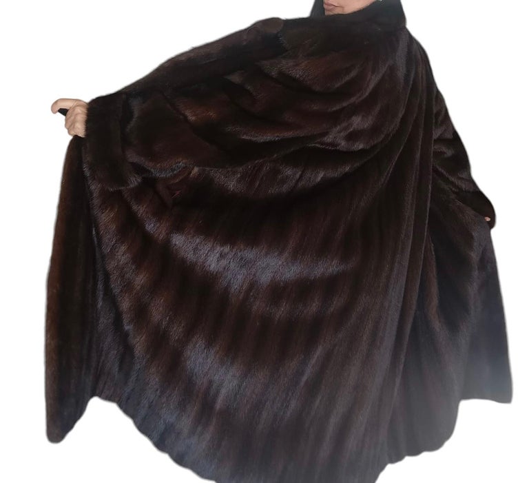 Brand new Ranch Mink Fur Full Length Coat (Size 14 - L) ~no duties