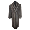 Unused blue Iris mink fur coat 10/M ~no duties