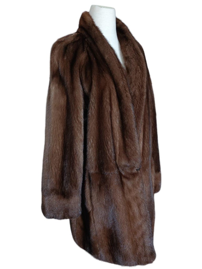Brand New Mink Fur Coat reversible size 10 (M) ~no duties