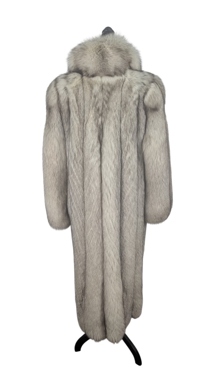 Norwegian fox fur coat 10/M~no duties