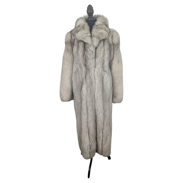 Norwegian fox fur coat 10/M~no duties