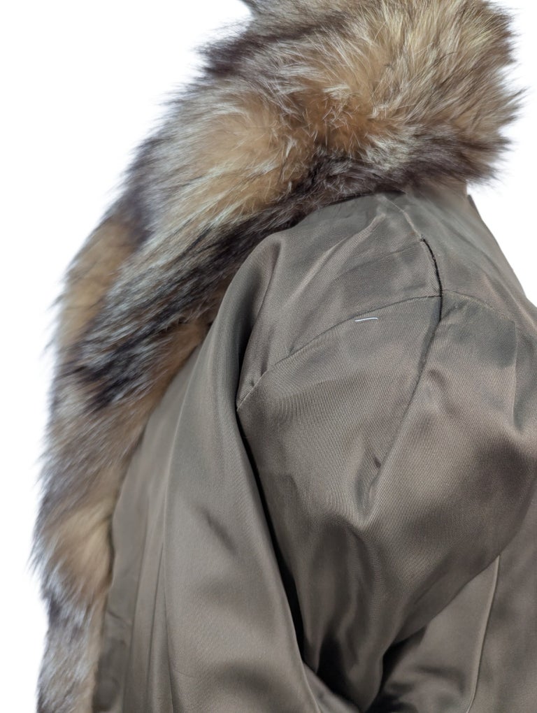 Crystal fox fur coat 10/M ~no duties