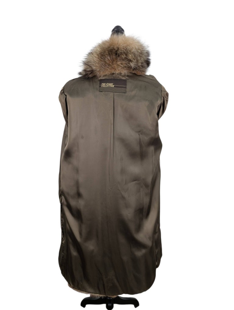 Crystal fox fur coat 10/M ~no duties