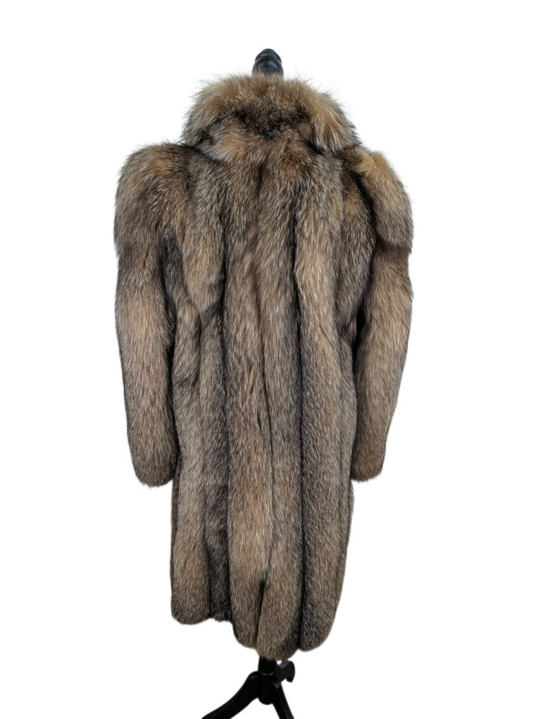 Crystal fox fur coat 10/M ~no duties